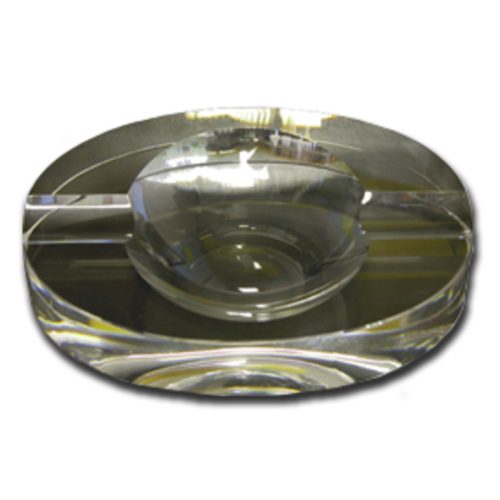 Crystal Cigar Ashtray (2 cigar)