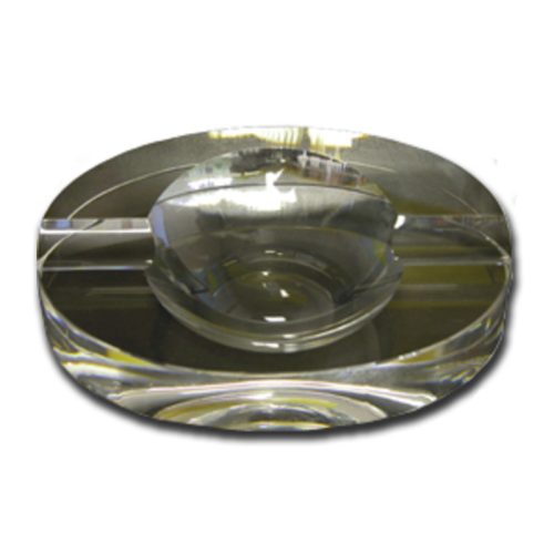 Crystal Cigar Ashtray (2 cigar) shipping included - ( ex Switzerland)