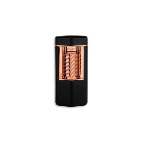 XIKAR Meridian Triple Soft-flame Lighter Black & Rose